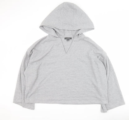 Primark Womens Grey  Polyester Pullover Hoodie Size M  Pullover