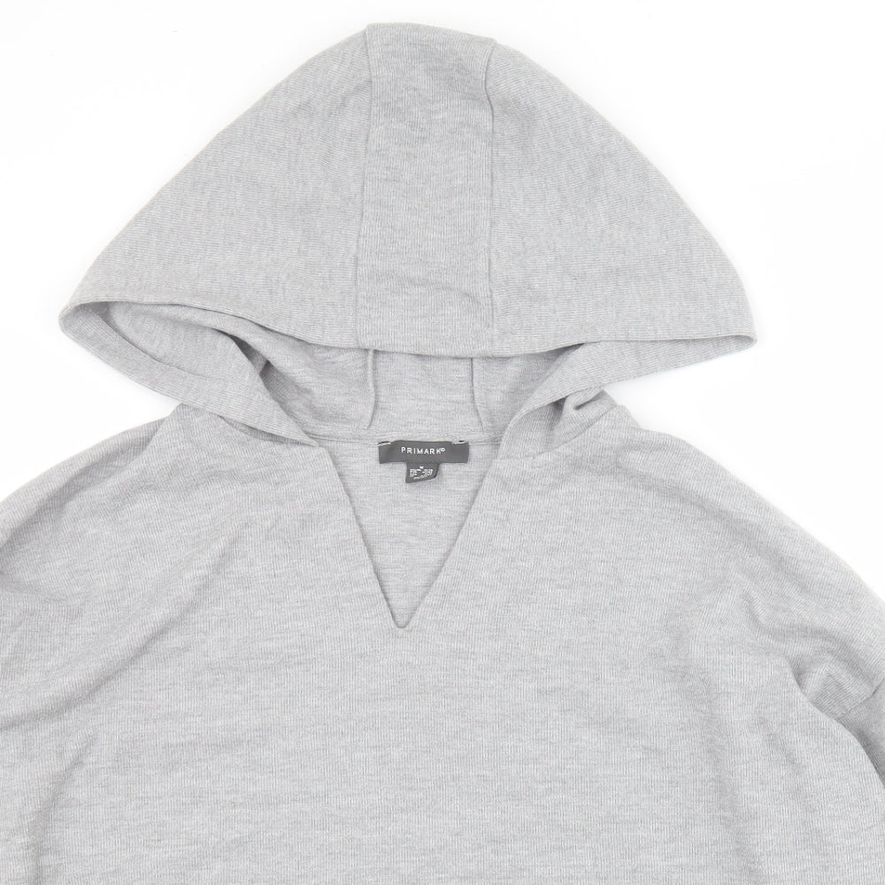 Primark Womens Grey  Polyester Pullover Hoodie Size M  Pullover