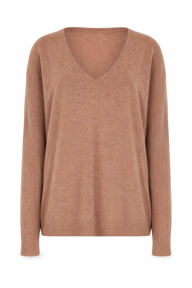 Womens UK Size 14 Primark Brown Pullover Jumper