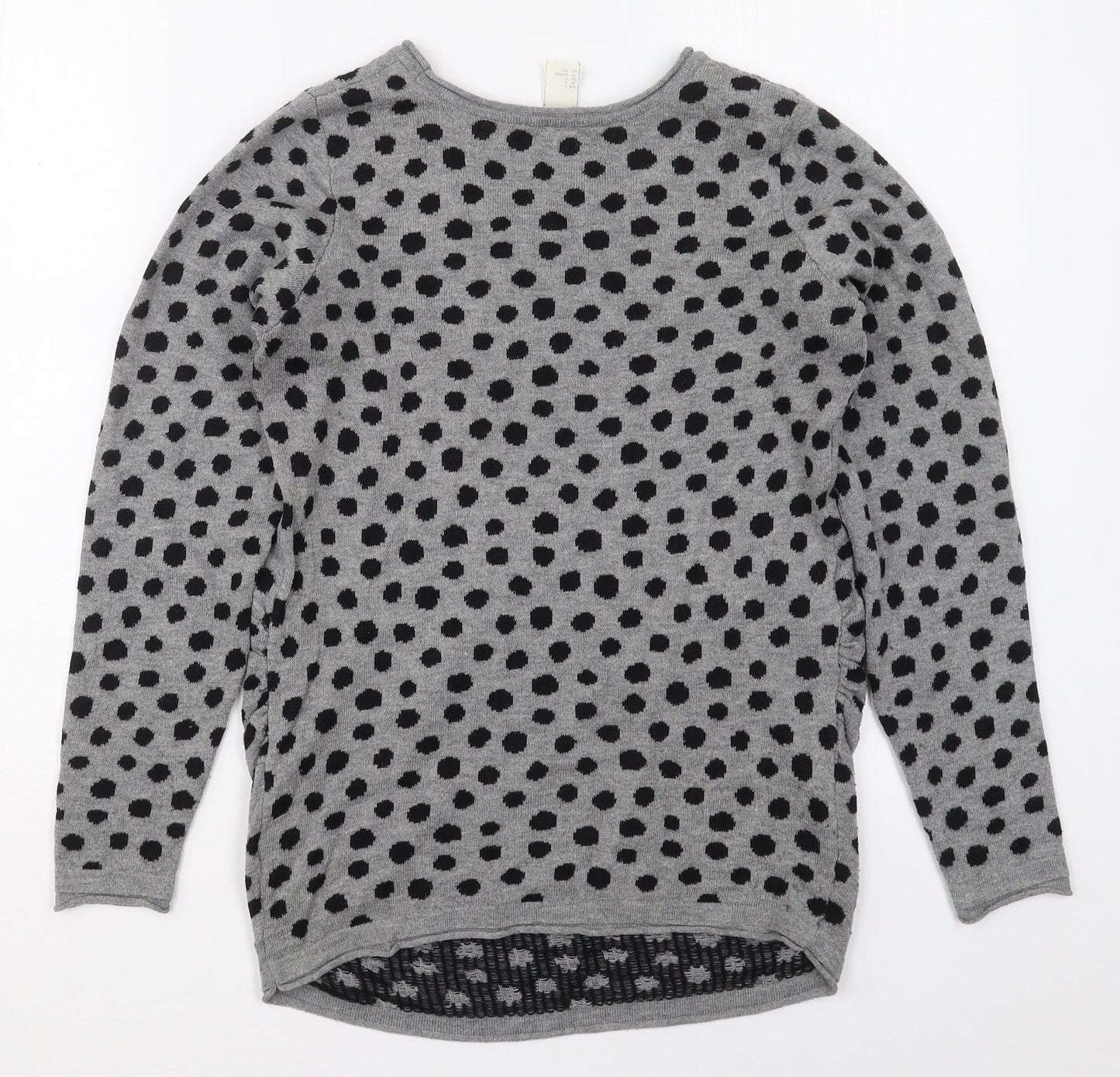Womens UK Size S H&M Grey Pullover Jumper