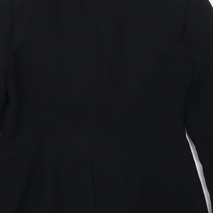NEXT Womens Black  Polyester Jacket Suit Jacket Size 10