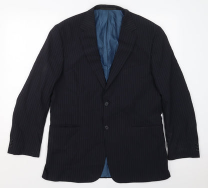 Mens UK Size 42 Marks and Spencer Regular Black Suit Jacket