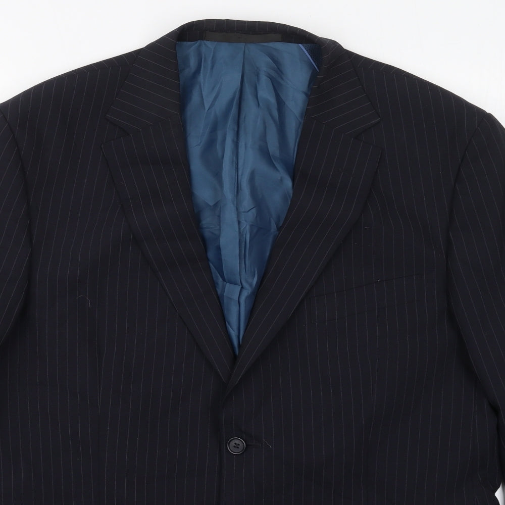 Mens UK Size 42 Marks and Spencer Regular Black Suit Jacket