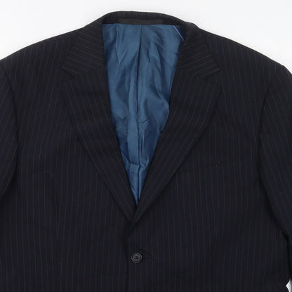Mens UK Size 42 Marks and Spencer Regular Black Suit Jacket