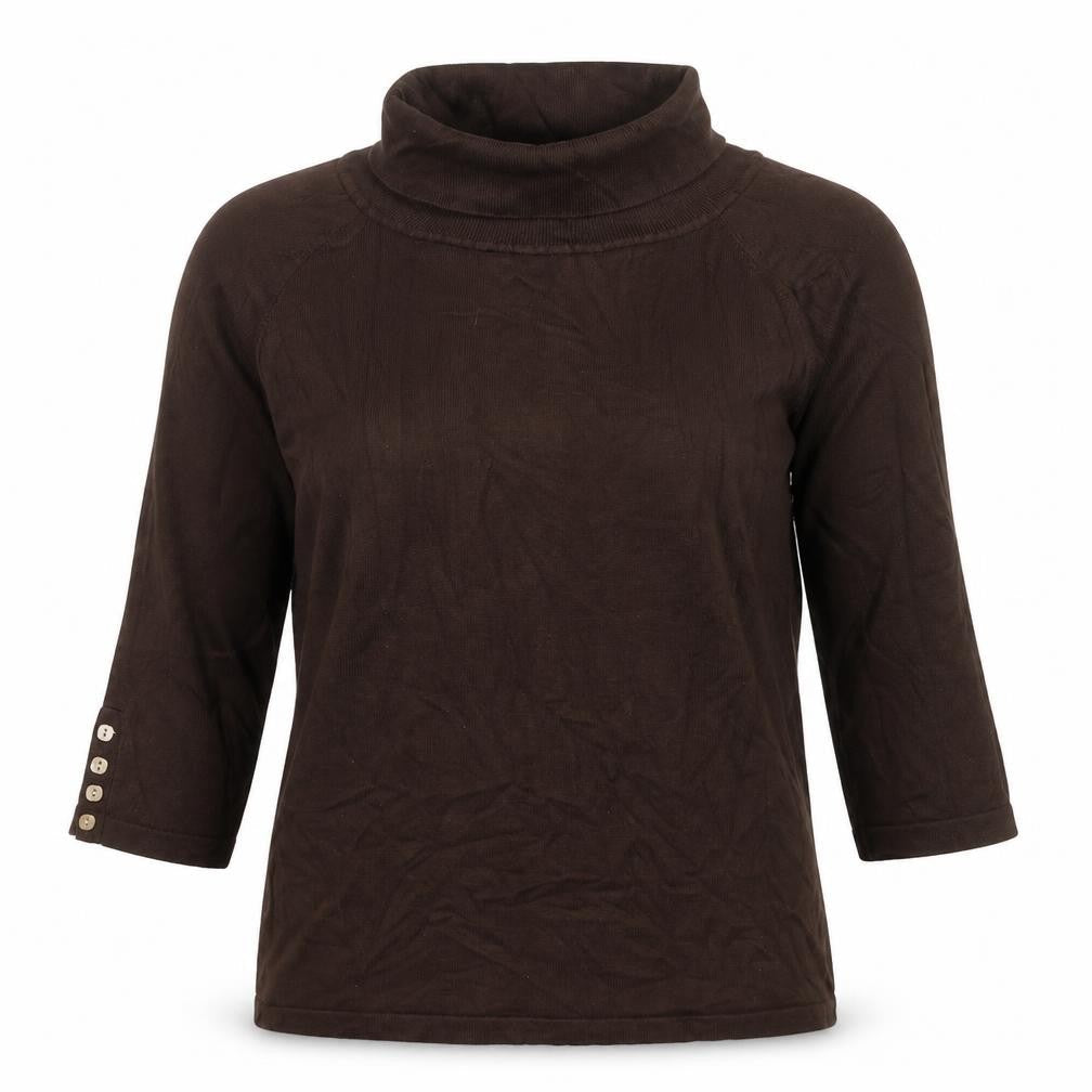 Womens UK Size L John Lewis Brown Pullover Jumper