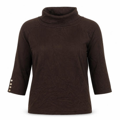 Womens UK Size L John Lewis Brown Pullover Jumper