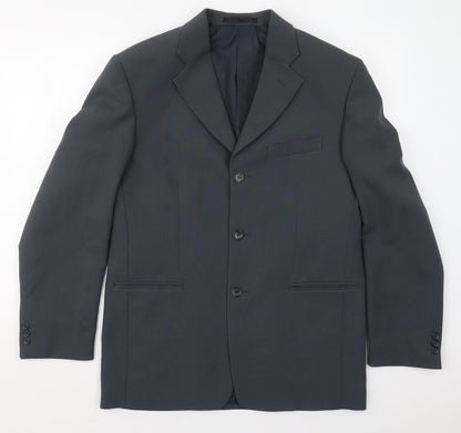 Mens UK Size 38 Savatini Regular Blue Suit Jacket