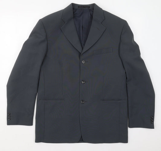 Mens UK Size 38 Savatini Regular Blue Suit Jacket