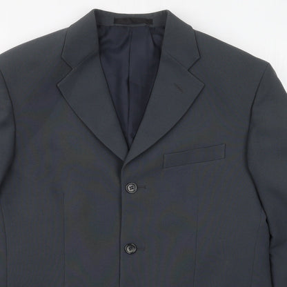 Mens UK Size 38 Savatini Regular Blue Suit Jacket