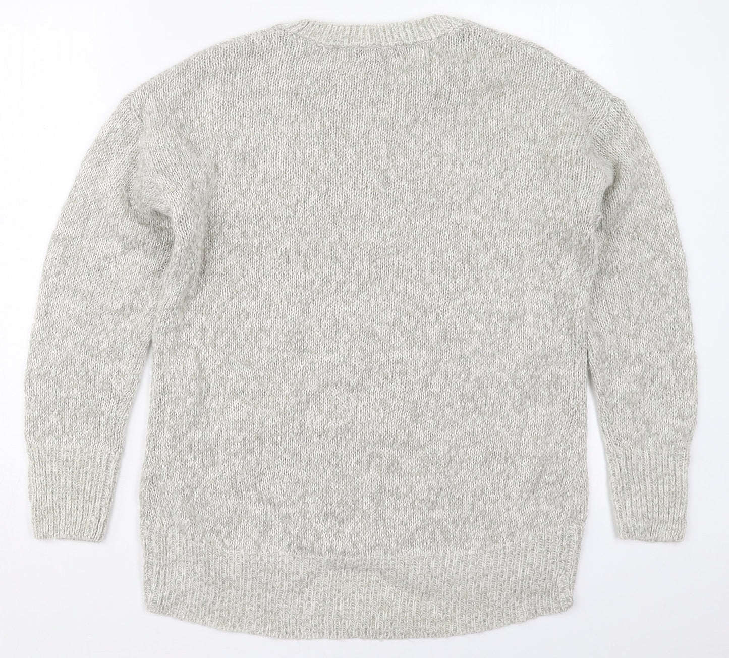 Womens UK Size M New Look Grey Pullover Jumper