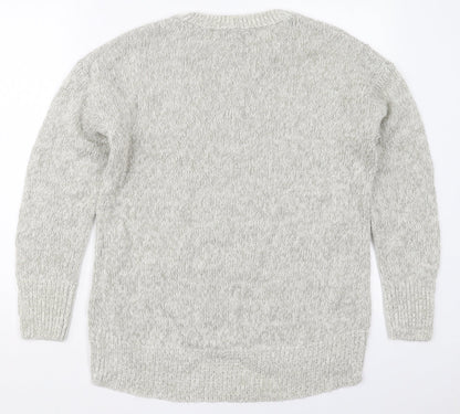 Womens UK Size M New Look Grey Pullover Jumper