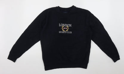 Boohoo Womens Beige Roll Neck  Polyester Pullover Jumper Size S   - London Logo