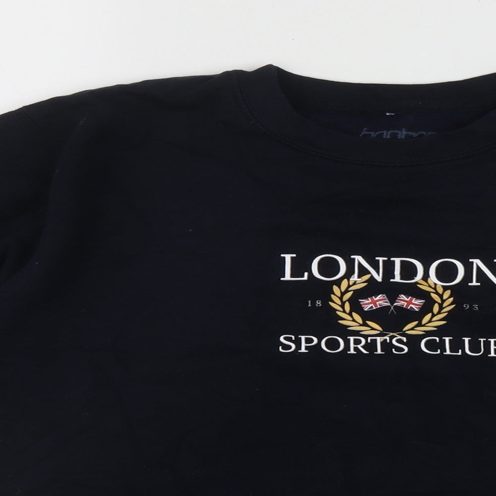 Boohoo Womens Beige Roll Neck  Polyester Pullover Jumper Size S   - London Logo