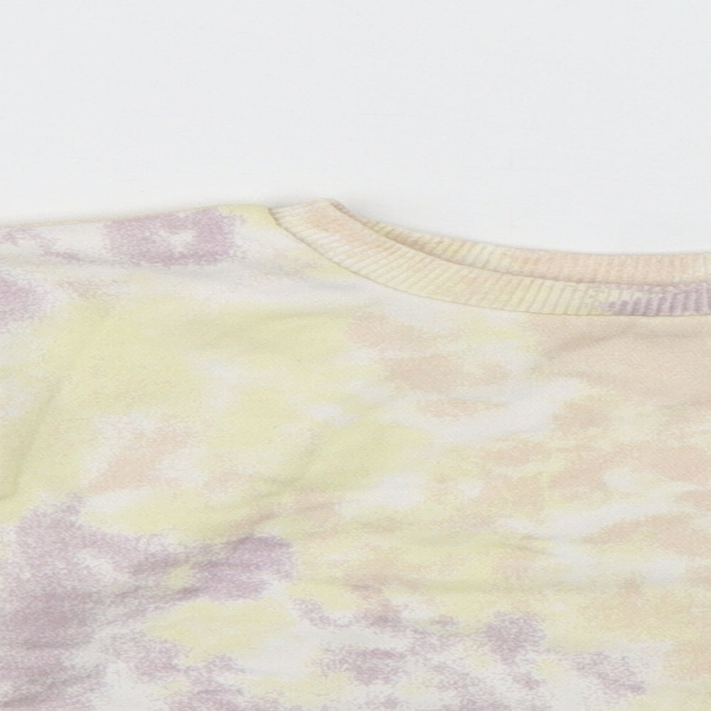 Nutmeg Girls Multicoloured Geometric Cotton Kimono Blouse Size 2 Years Roll Neck  - 1 1/2 - 2 years