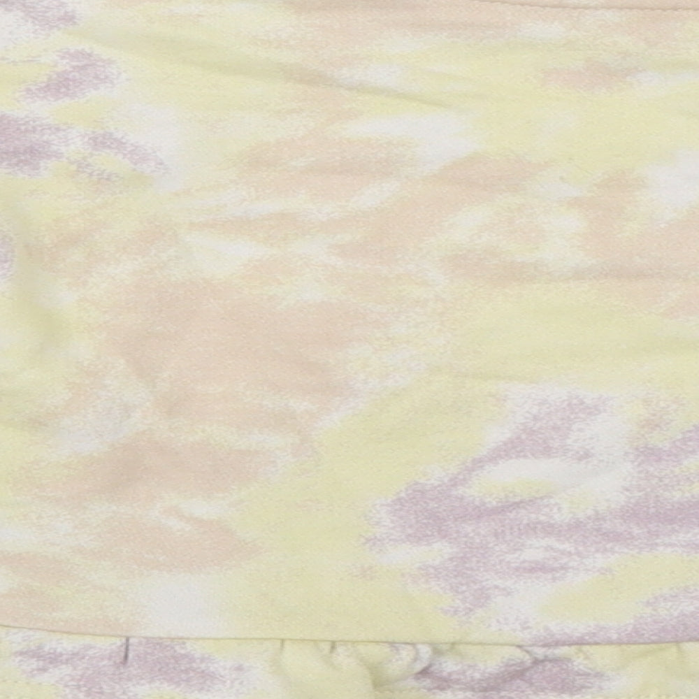 Nutmeg Girls Multicoloured Geometric Cotton Kimono Blouse Size 2 Years Roll Neck  - 1 1/2 - 2 years