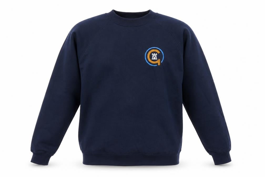 Mens UK Size S Trutex Blue Pullover Jumper