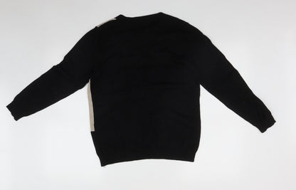Womens UK Size M Paramour Multicoloured Henley Jumper