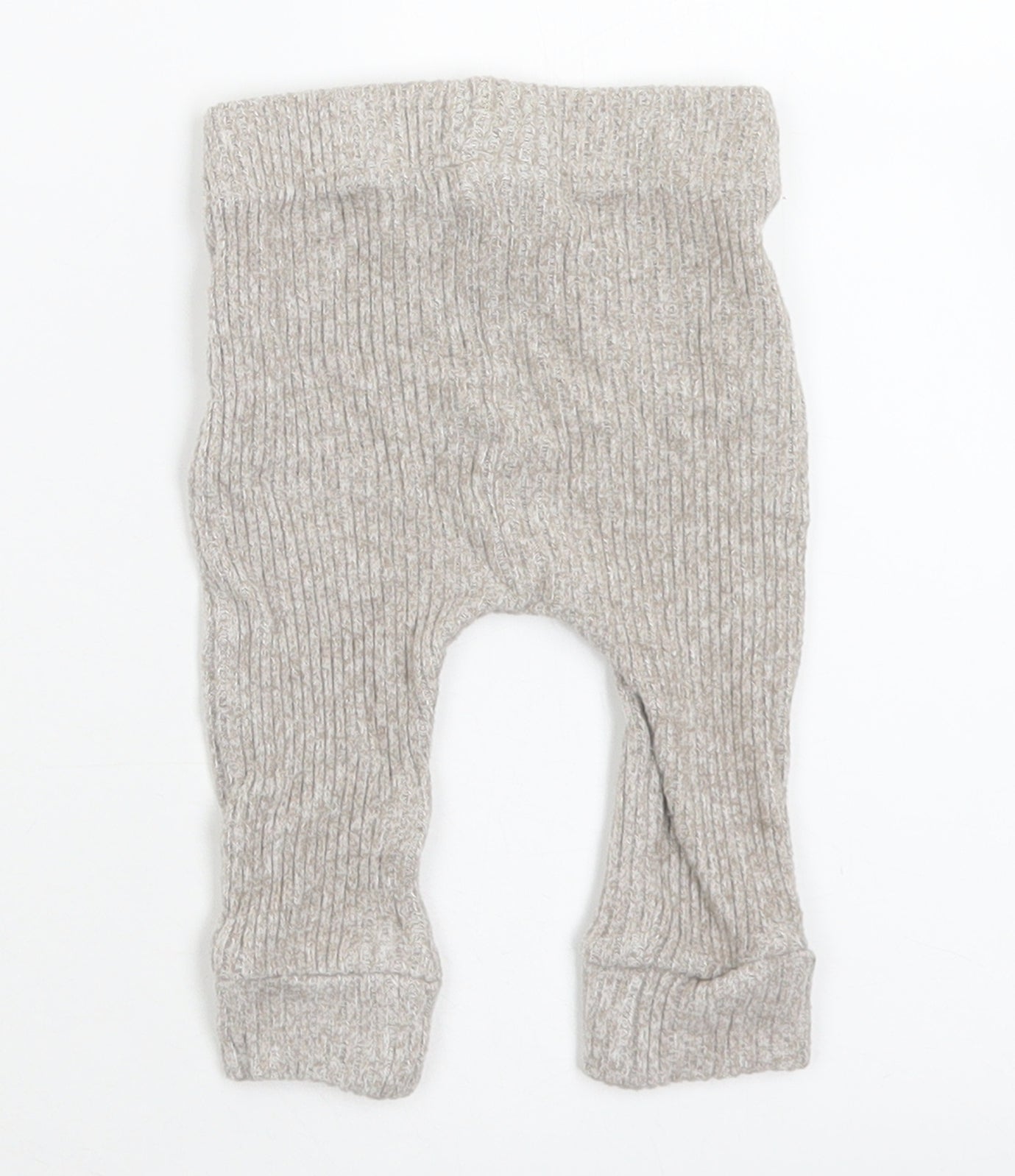 George Girls Beige  Viscose Capri Trousers Size 3-6 Months  Tie