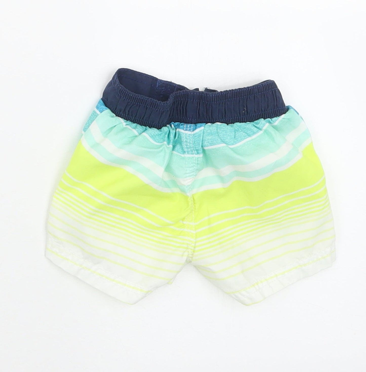 Oshkosh Boys Multicoloured Striped Polyester Cropped Trousers Size 3-6 Months  Tie - Shorts