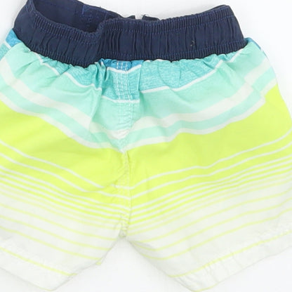 Oshkosh Boys Multicoloured Striped Polyester Cropped Trousers Size 3-6 Months  Tie - Shorts