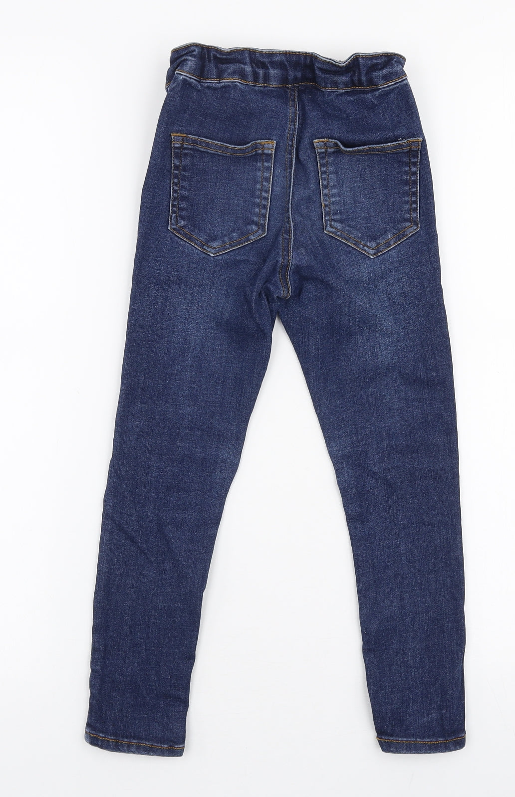 Very Girls Blue  Cotton Skinny Jeans Size 6 Years  Slim Zip