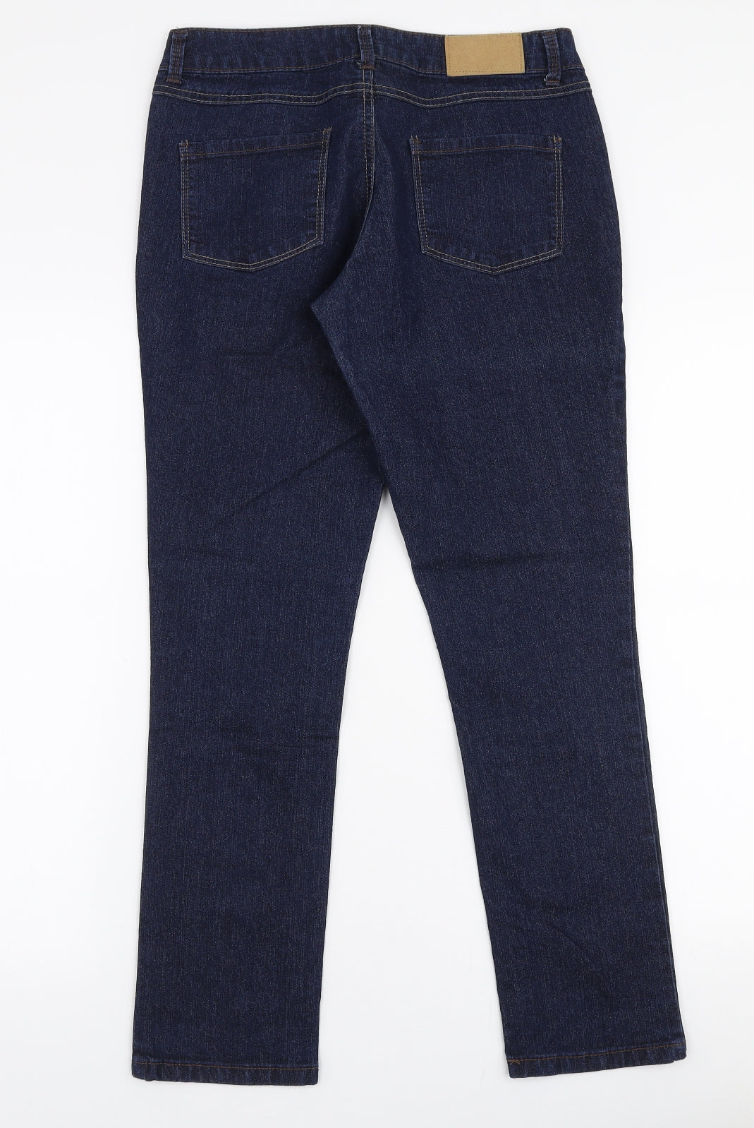 Dorothy Perkins Womens Blue  Cotton Skinny Jeans Size 8 L28 in Slim Zip