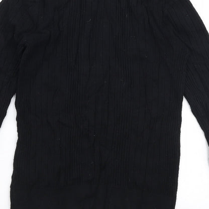 Womens UK Size 10 New Look Black Pullover Jumper