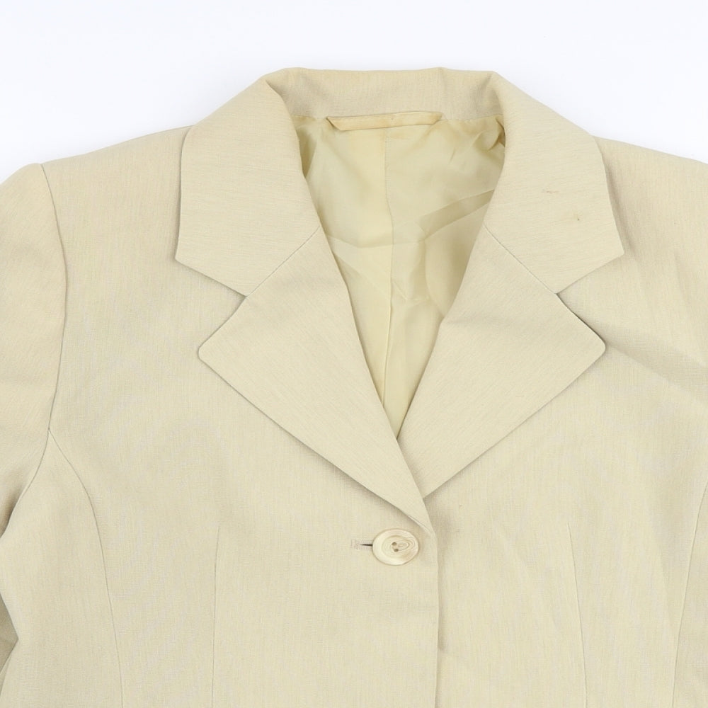 Womens UK Size 8 BHS Beige Jacket