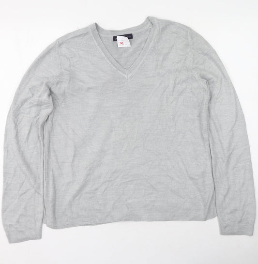 Womens UK Size 16 Marks and Spencer Grey Pullover Jumper