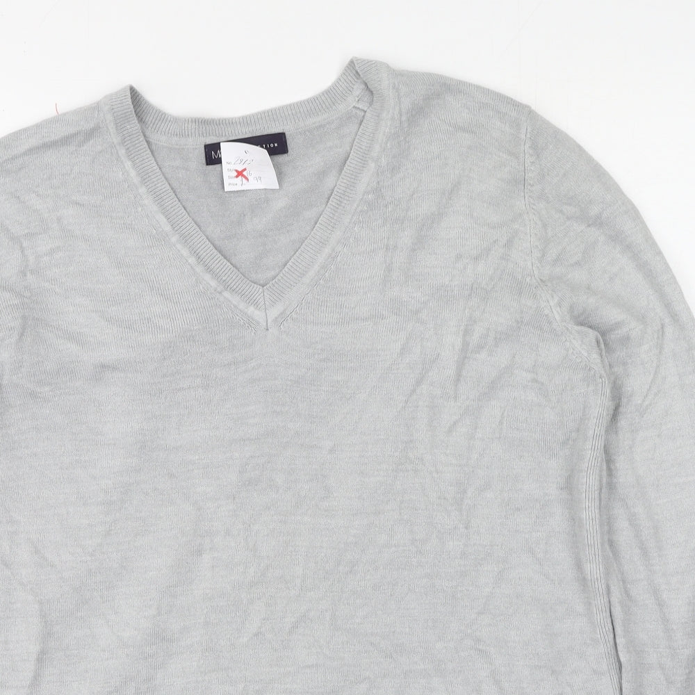 Womens UK Size 16 Marks and Spencer Grey Pullover Jumper