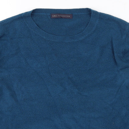 Womens UK Size 12 Marks and Spencer Blue Pullover Sweatshirt