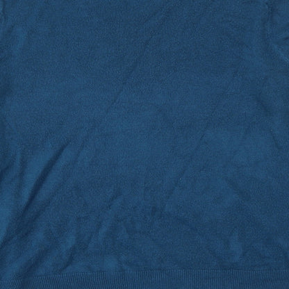 Womens UK Size 12 Marks and Spencer Blue Pullover Sweatshirt