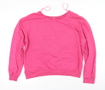 Womens UK Size S Clockhouse Pink Pullover Jumper
