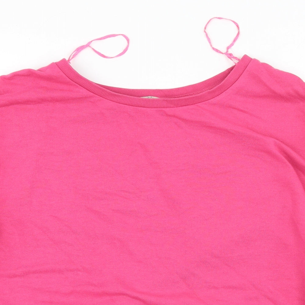 Womens UK Size S Clockhouse Pink Pullover Jumper