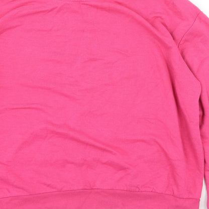 Womens UK Size S Clockhouse Pink Pullover Jumper