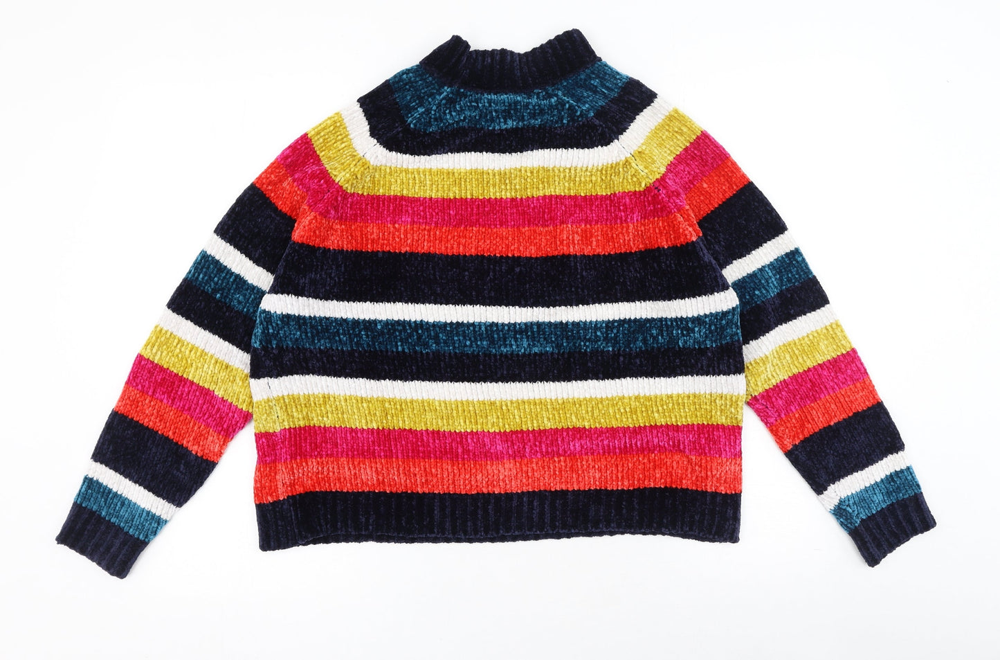 Womens UK Size 8 Very Multicoloured Pullover Jumper