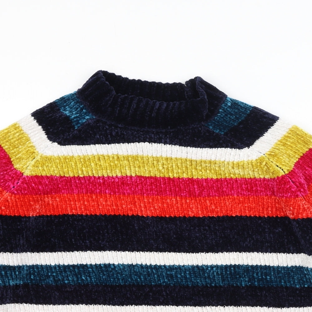 Womens UK Size 8 Very Multicoloured Pullover Jumper