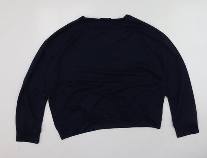 SheIn Womens Blue Round Neck  Polyester Pullover Jumper Size XL