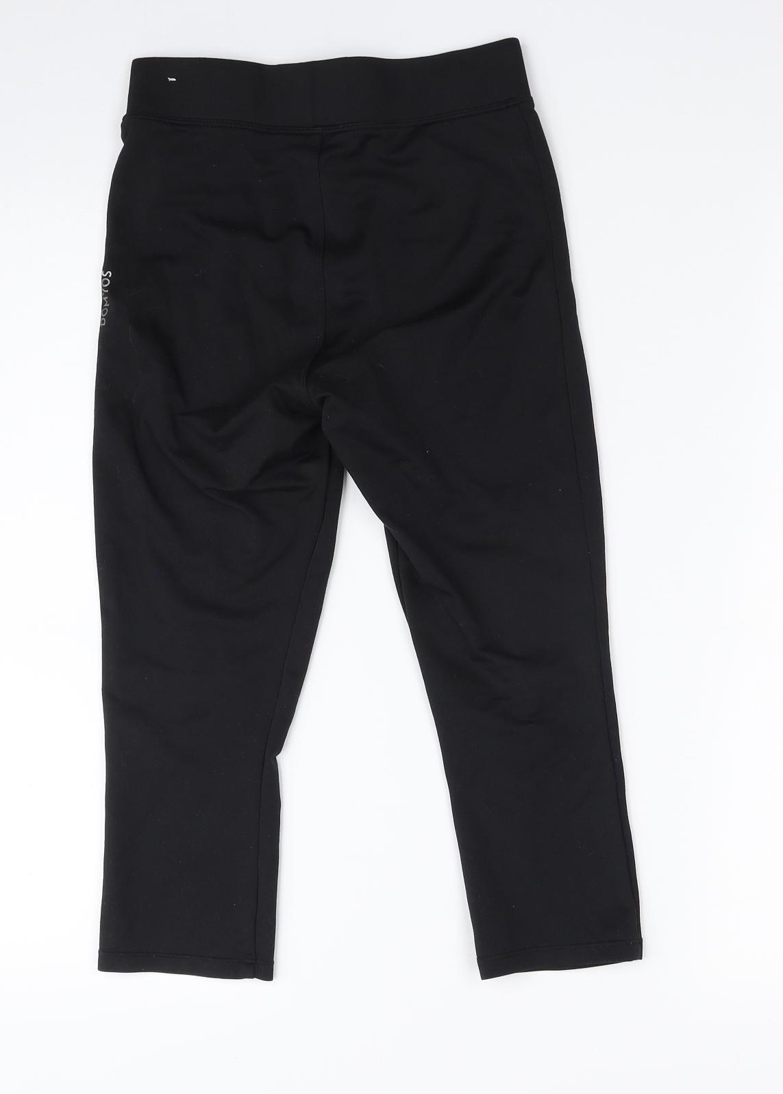 DOMYOS Womens Black  Polyester Compression Leggings Size S L18 in Athletic