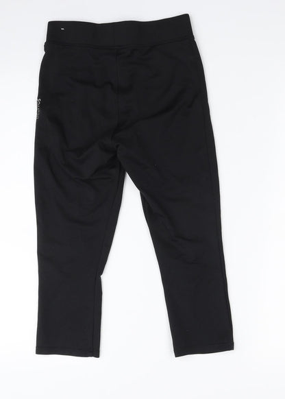 DOMYOS Womens Black  Polyester Compression Leggings Size S L18 in Athletic