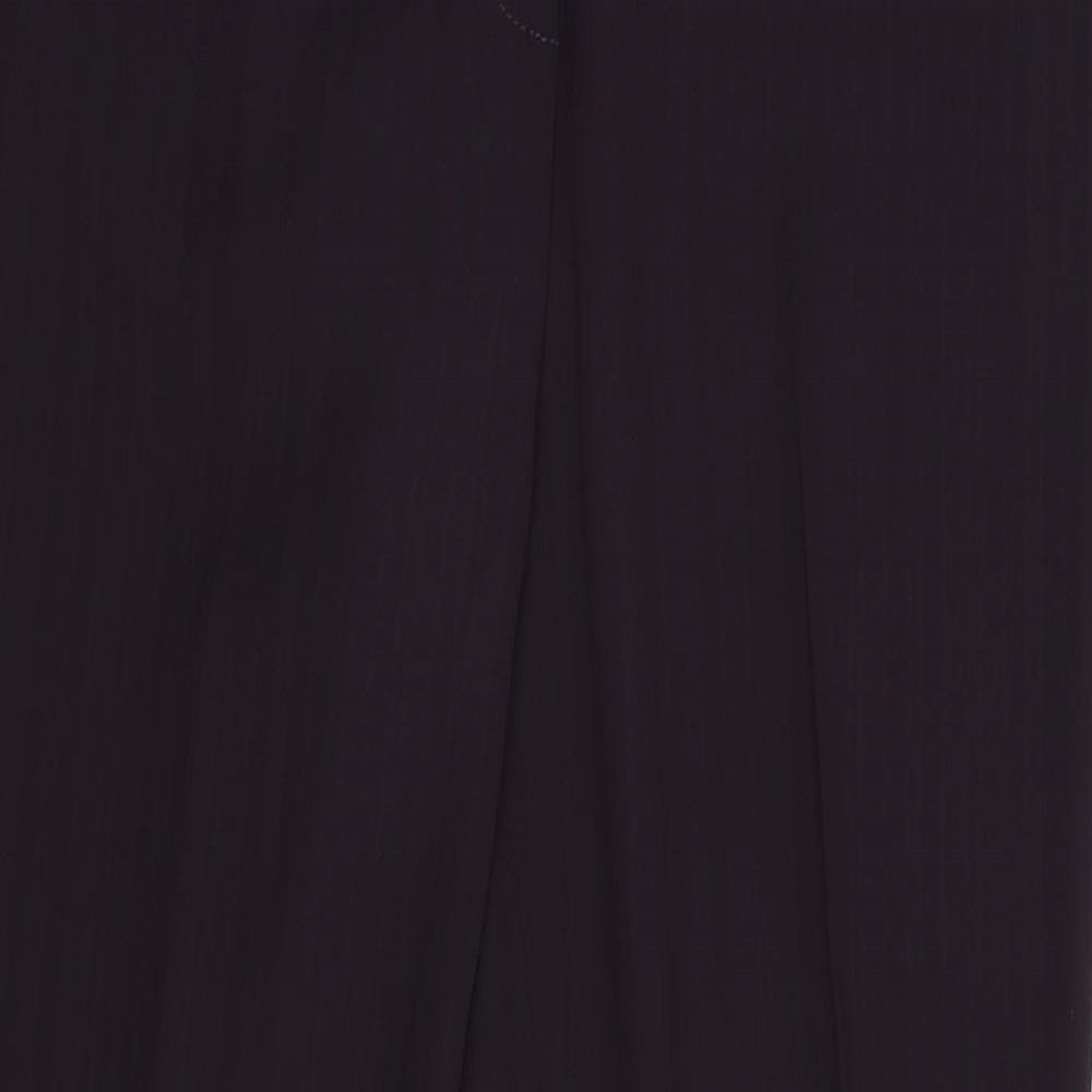 Womens UK Size 14 Preworn Regular Fit  Purple Trousers