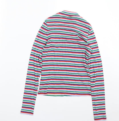 Womens UK Size XS Monki Multicoloured Pullover Jumper