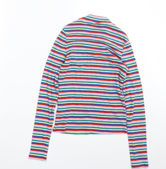 Womens UK Size XS Monki Multicoloured Pullover Jumper