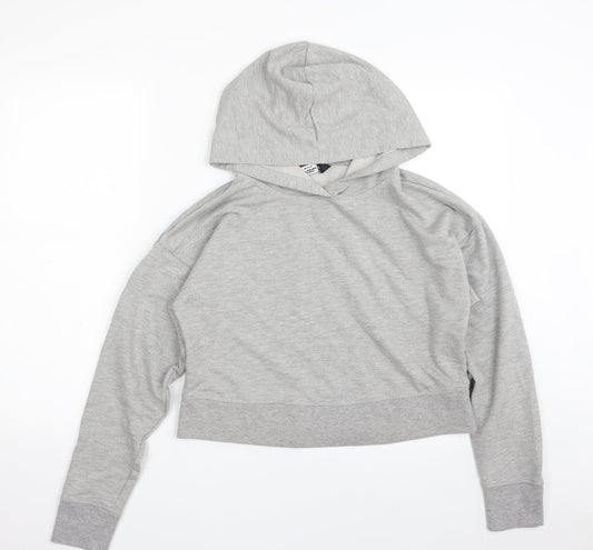 Womens UK Size M MRP Grey Pullover Hoodie
