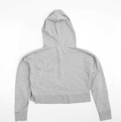 Womens UK Size M MRP Grey Pullover Hoodie