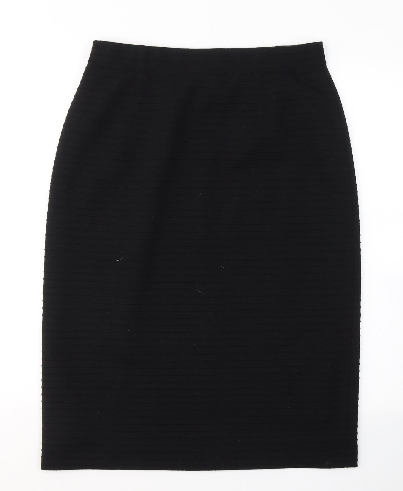 ara Womens Black  Cotton Straight & Pencil Skirt Size 14