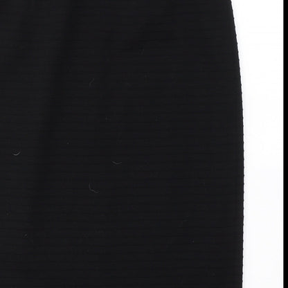 ara Womens Black  Cotton Straight & Pencil Skirt Size 14