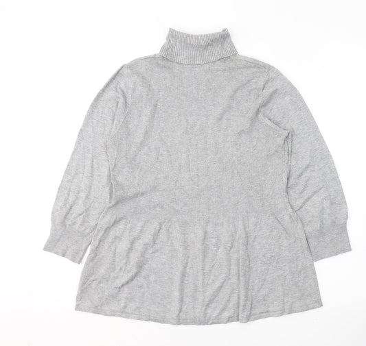 Womens UK Size 12 Marks and Spencer Grey Pullover Jumper