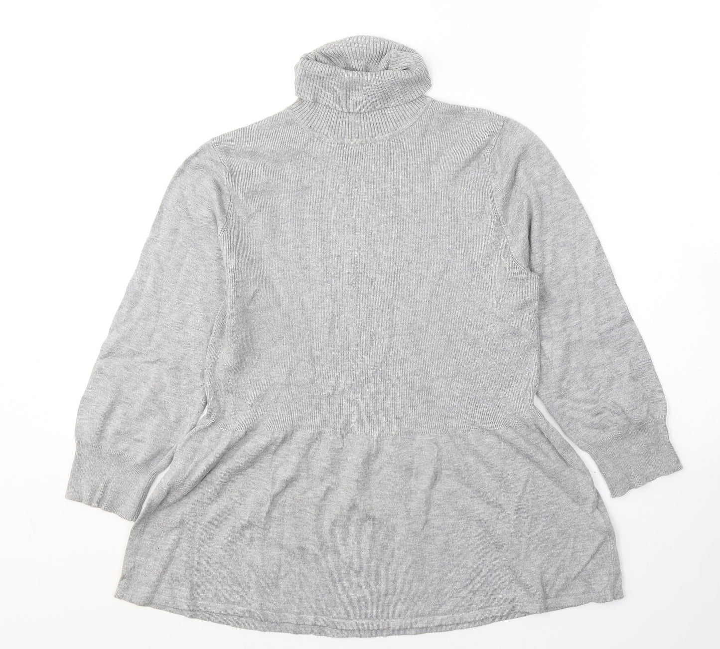 Womens UK Size 12 Marks and Spencer Grey Pullover Jumper