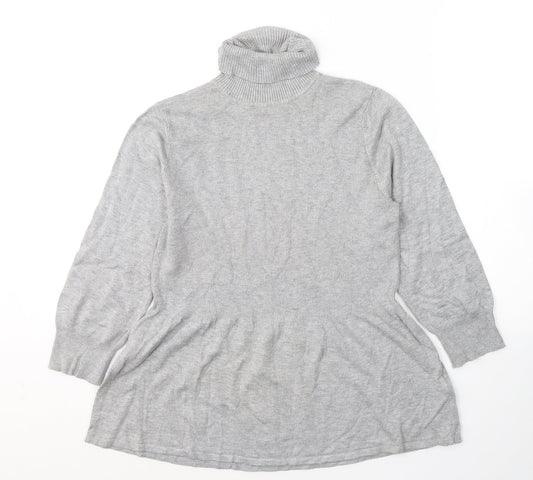 Womens UK Size 12 Marks and Spencer Grey Pullover Jumper